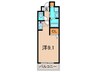 アヴァンリヴィエ－ル 1Rの間取り
