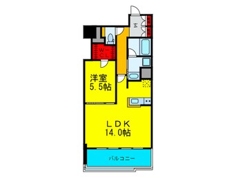 間取図 ＲＪＲ堺筋本町タワー(704)