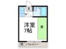 星原ハイツ 1Kの間取り