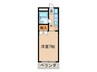 ハイツ池本Ⅱ 1Kの間取り