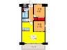 ＬＵＯ　ＭＡＲＯＯＮ 2LDKの間取り