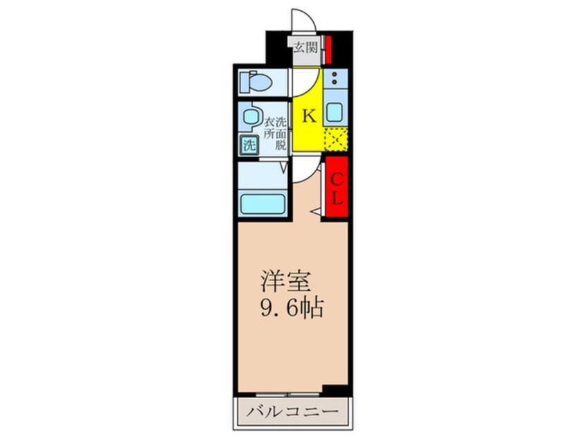 間取図 FOREST石橋