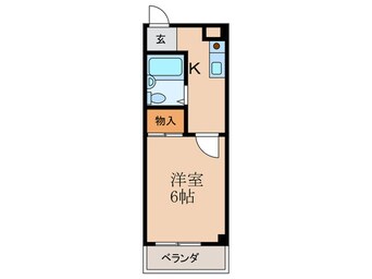 間取図 グリ－ンハイツ武庫川