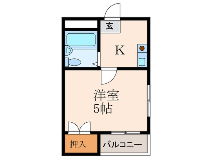 間取図 グリ－ンハイツ武庫川