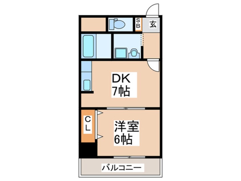 間取図 サウスパラジェ