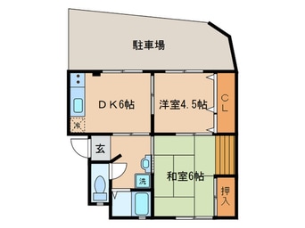 間取図 プレステ－ジ六地蔵