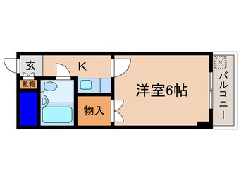 間取図 コーポ朝倉