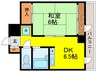 メゾンプルミエ－ル 1DKの間取り