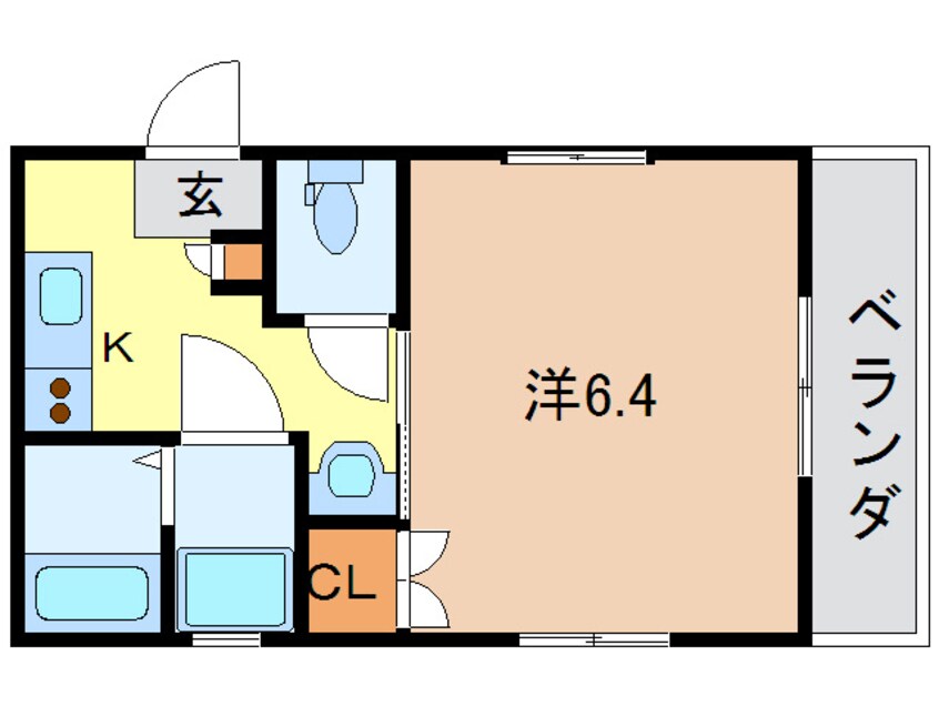 間取図 ヘーベルコート