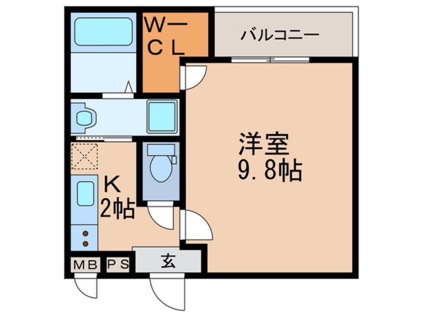 間取図 フジパレス塚本Ⅱ番館