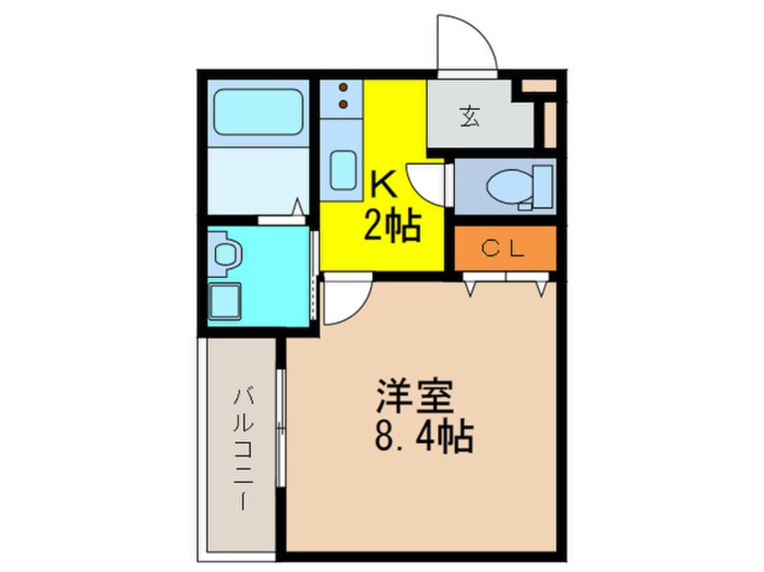 間取図 フジパレス塚本Ⅱ番館