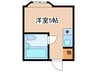 菅栄町レディースマンション 1Rの間取り
