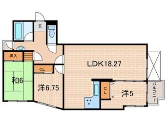 間取図 コスモメイト甲陽