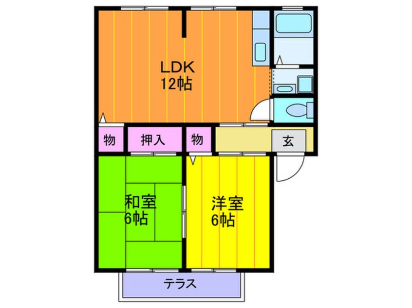 間取図 ローズハイツ