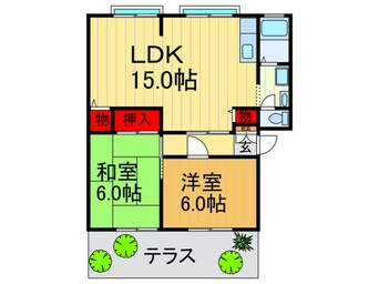 間取図 ローズハイツ