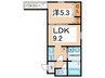 フジパレス西脇Ⅲ番館 1LDKの間取り