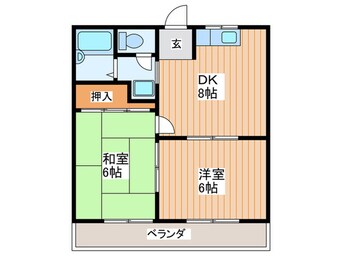 間取図 クレセントハイツ