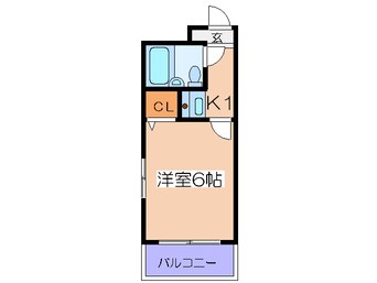 間取図 アクエルド大淀