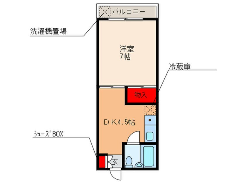 間取図 マンションコマキ