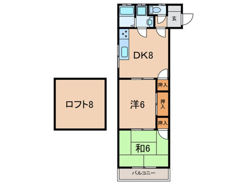 間取図 ベルメゾン