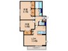 仮)Ｄ－ＲＯＯＭ吉身 2LDKの間取り