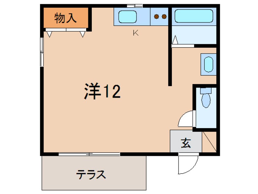 間取図 ヴォアラクテ稲野