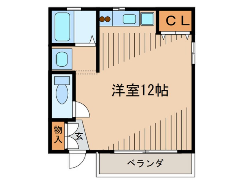 間取図 ヴォアラクテ稲野