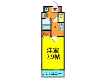 間取図 Ｍ　ＰＬＡＺＡ香里五番館