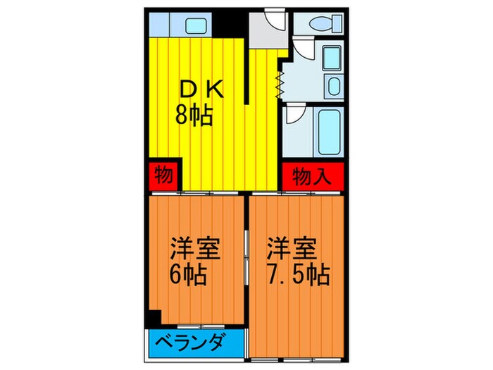 間取り図 シティライフ中西