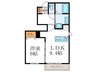 La Soie 1LDKの間取り