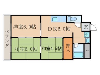 間取図 第２長栄マンション