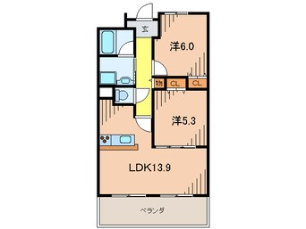 間取図 ビオラベ－ル