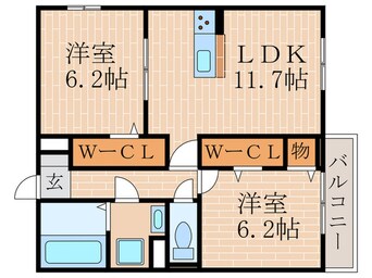 間取図 LES ENS FAMIIAUX Ⅸ