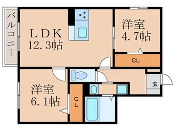 間取図 LES ENS FAMIIAUX Ⅸ