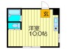 アパートメント東大阪Ⅱ 1Rの間取り