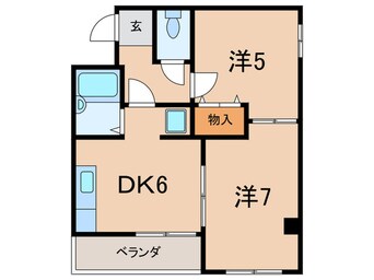 間取図 ホ－リ－魚崎
