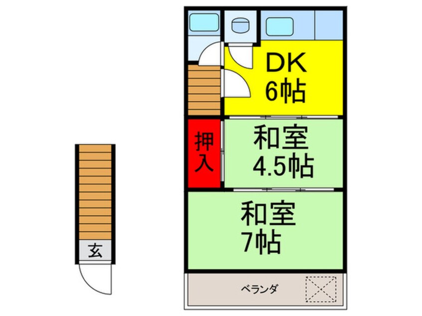 間取図 小路ハウス右棟