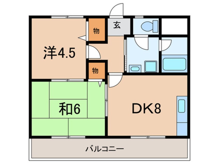 間取図 ベルシャンテ美山台