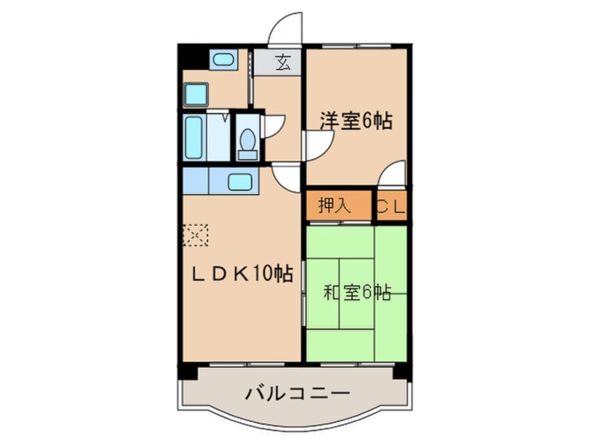 間取図 サン・ステージ15