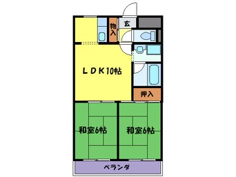 間取図 ル・ボオン２１