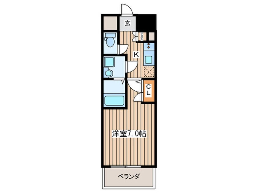 間取図 エスリード難波ＳＯＵＴＨ(1106)