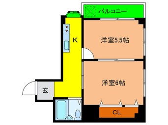 間取図 山の手ハイツ