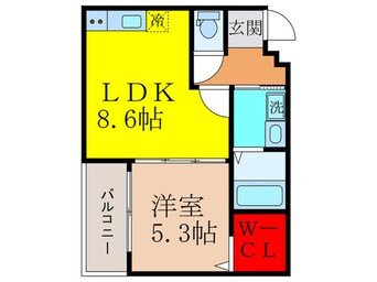 間取図 フジパレス額田町