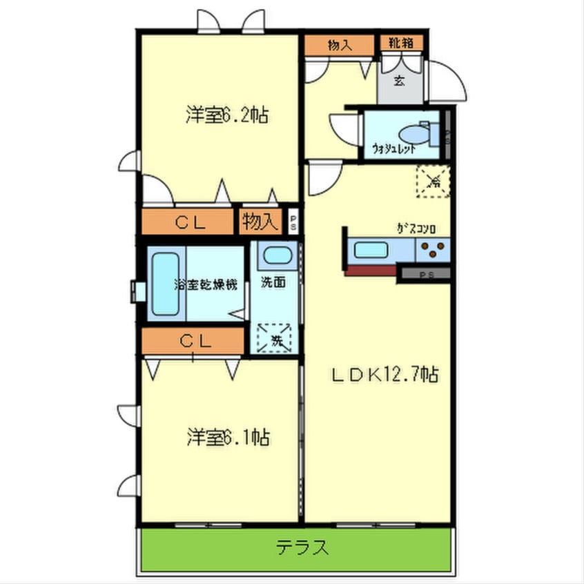 間取図 シャーメゾン本多町スタイル