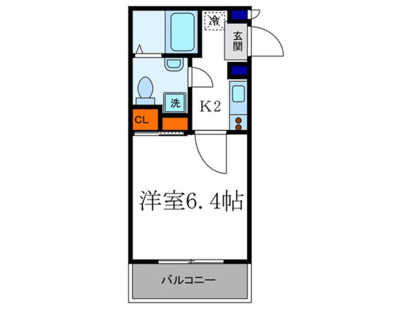 間取図 リバ－サイド高野