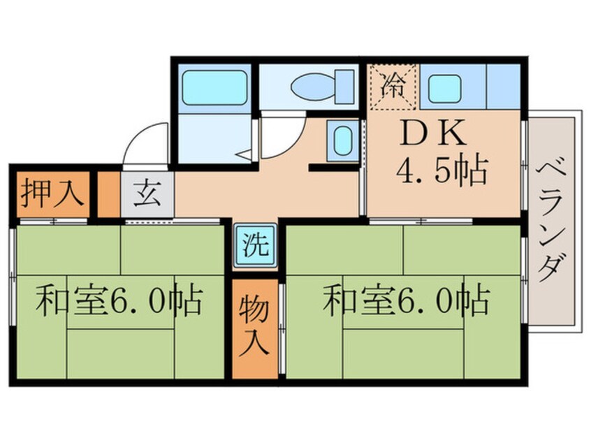 間取図 シャルム豊