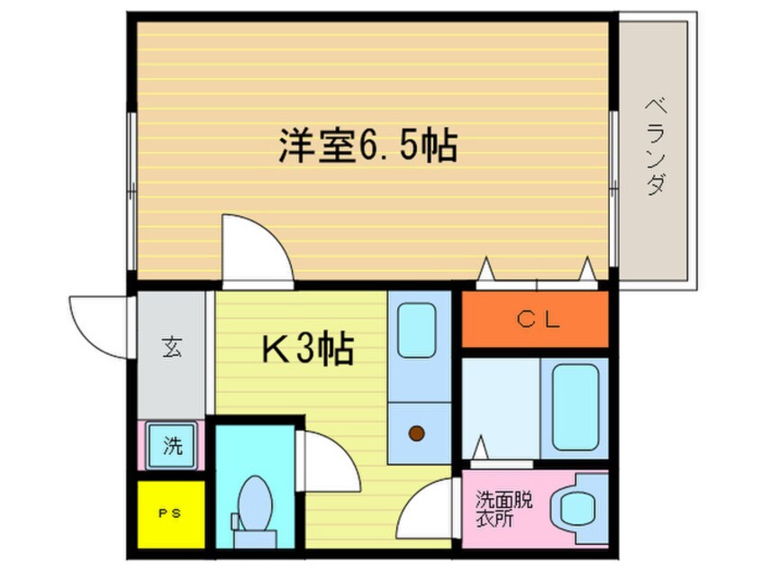 間取図 グランレブリ－桂ｐａｒｔⅢ