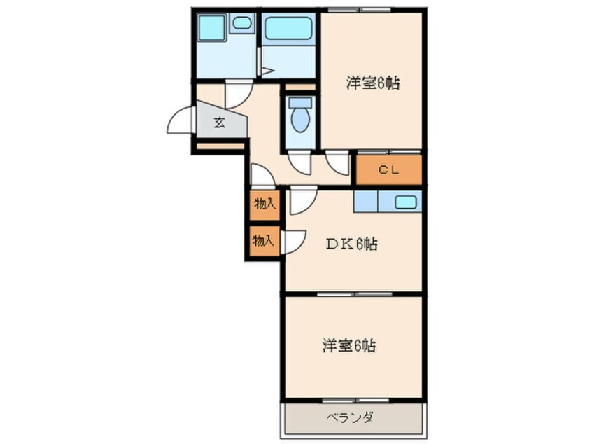 間取図 ベルデュールメゾン柊