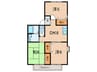 シャルマンイワイ 3DKの間取り