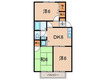 間取図 シャルマンイワイ